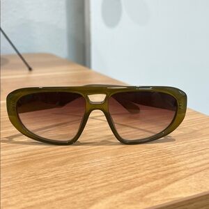 Free People Olive Green Sunglasses